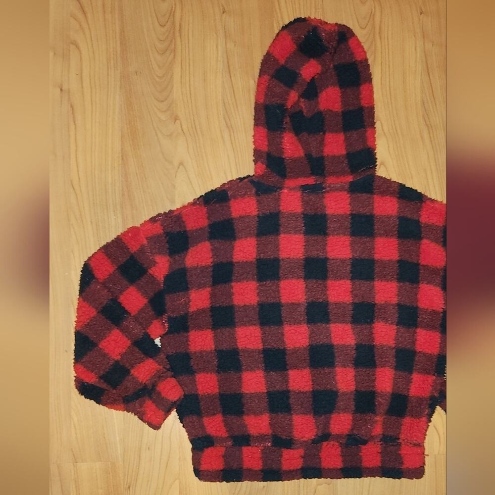 No Boundaries Plaid Pullover Sweater Small 3-5 - Picture 4 of 10
